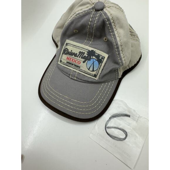 Banana Bay Head Gear Snapback Hat Riviera Maya Mexico Gray Patch Adjustable Cap - Picture 9 of 9